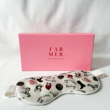 Far Mer. Dont Call Me Darlin Silk Eye Mask - EQ Saddlery