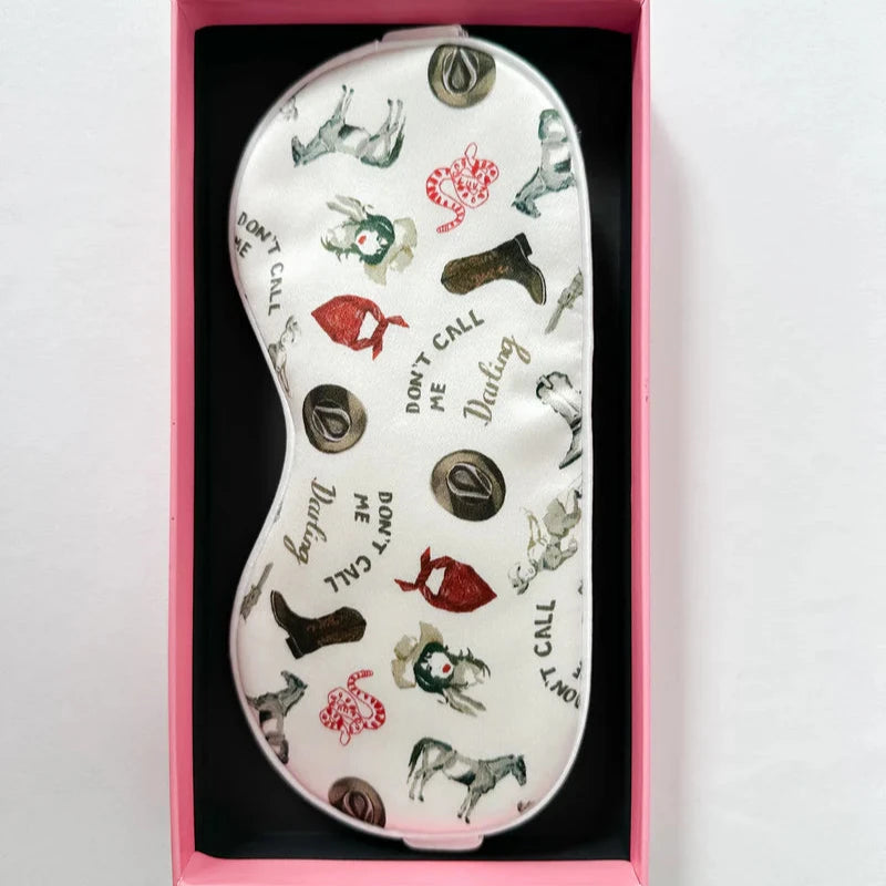 Far Mer. Dont Call Me Darlin Silk Eye Mask - EQ Saddlery