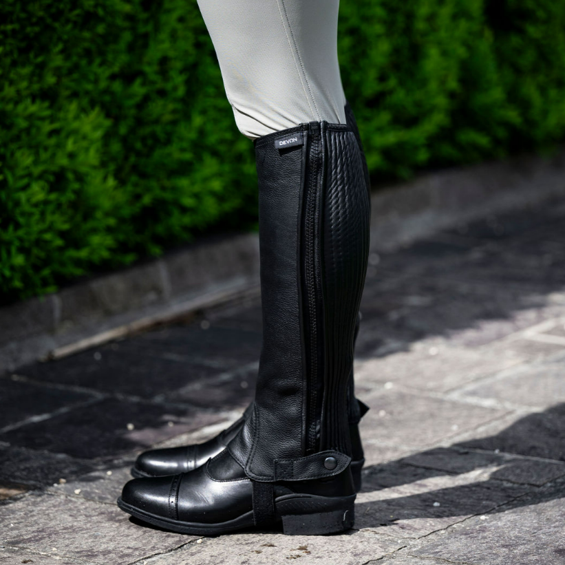 Devon Leather chaps - EQ Saddlery
