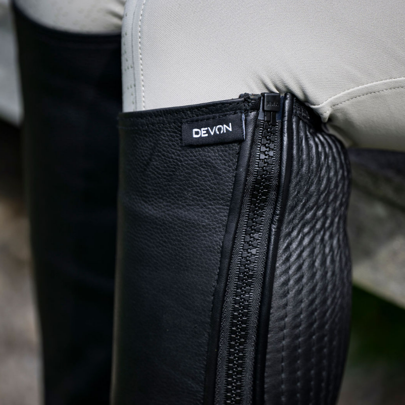 Devon Leather chaps - EQ Saddlery