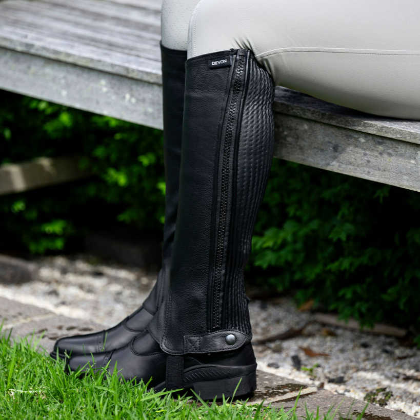 Devon Leather chaps - EQ Saddlery