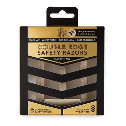 Hairy Pony Double Edge Safety Razors 3 pack - EQ Saddlery