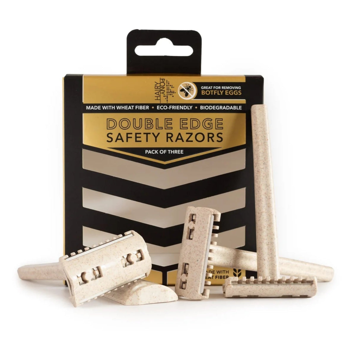 Hairy Pony Double Edge Safety Razors 3 pack – EQ Saddlery