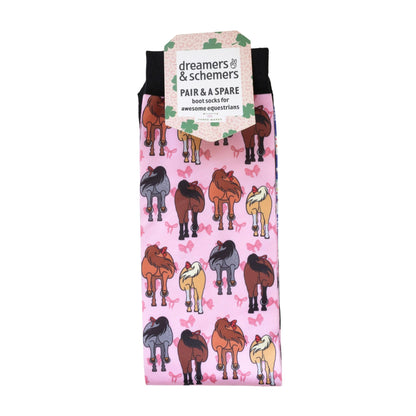 Dreamers n Schemers Red Ribbon Girlies Pair An a Spare Socks
