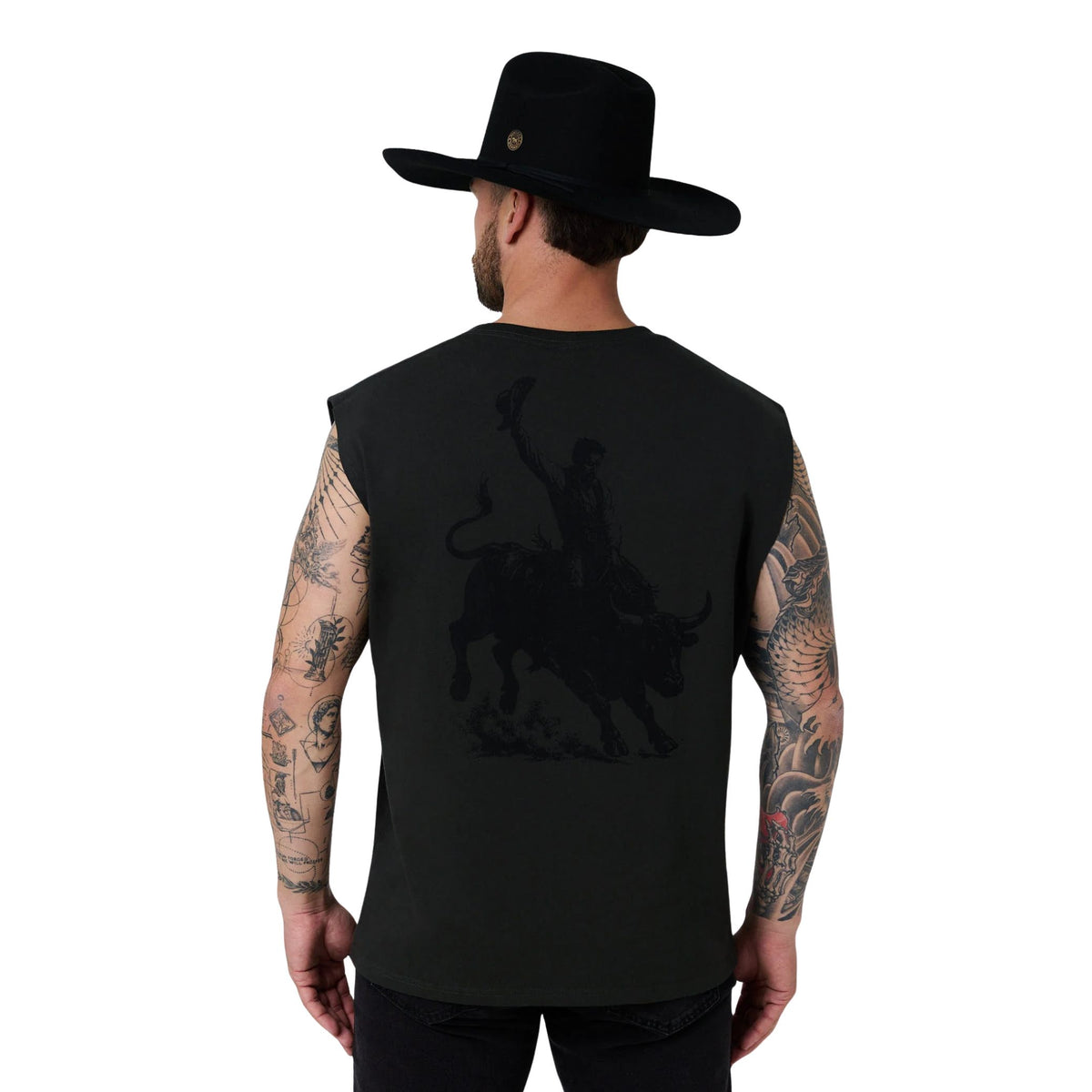Ringers Western Mens Dust Devil Box Fit Tank Top