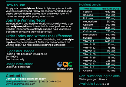 EAC Osmo-lyte Rapid Gel