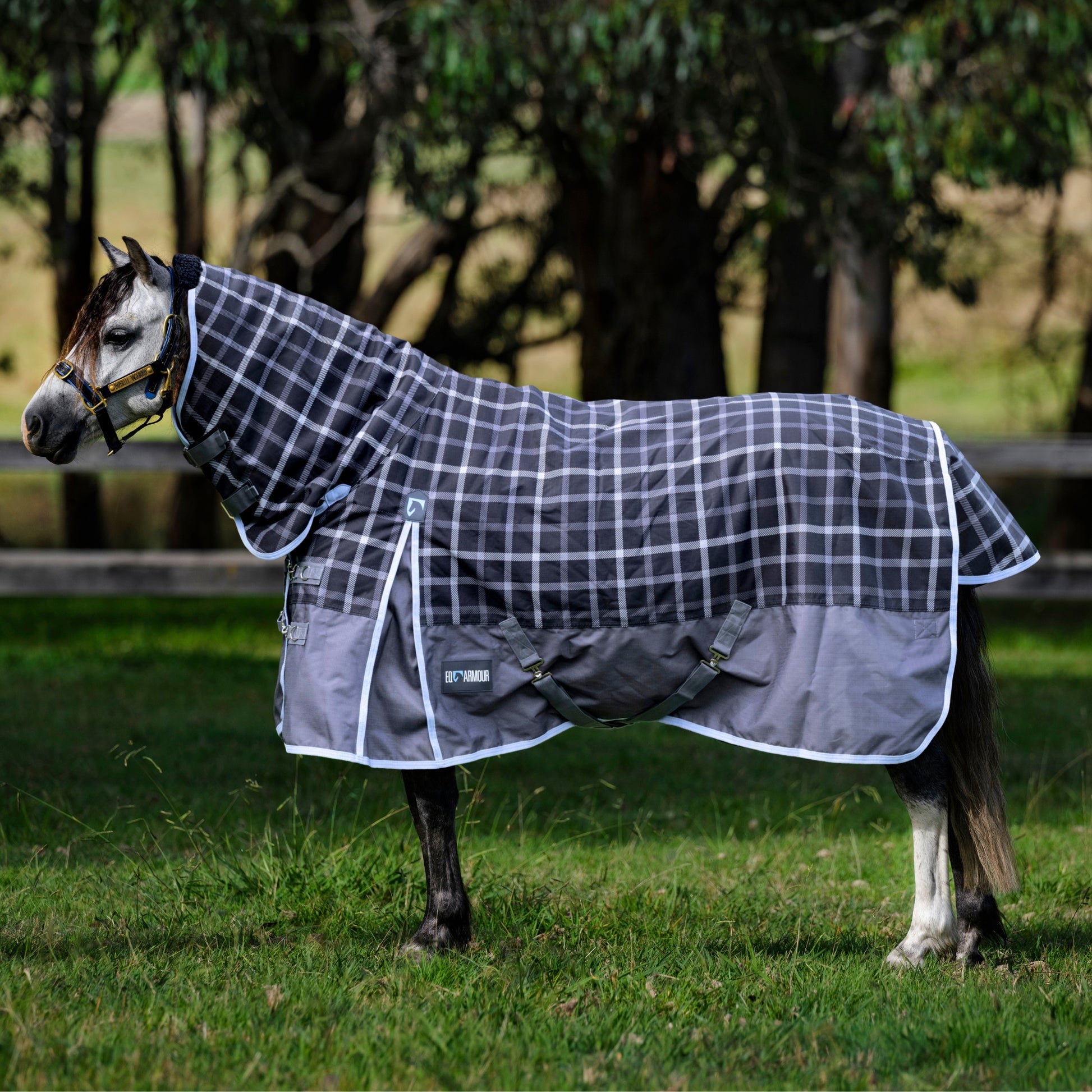 Cavallo forte impermeabile e traspirante 1200D poliestere Prussian blue Bravo 60