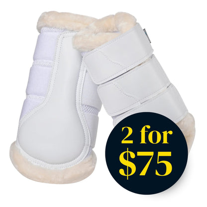 EQ Armour Fleece Edged AirTec Mesh Brushing Boots