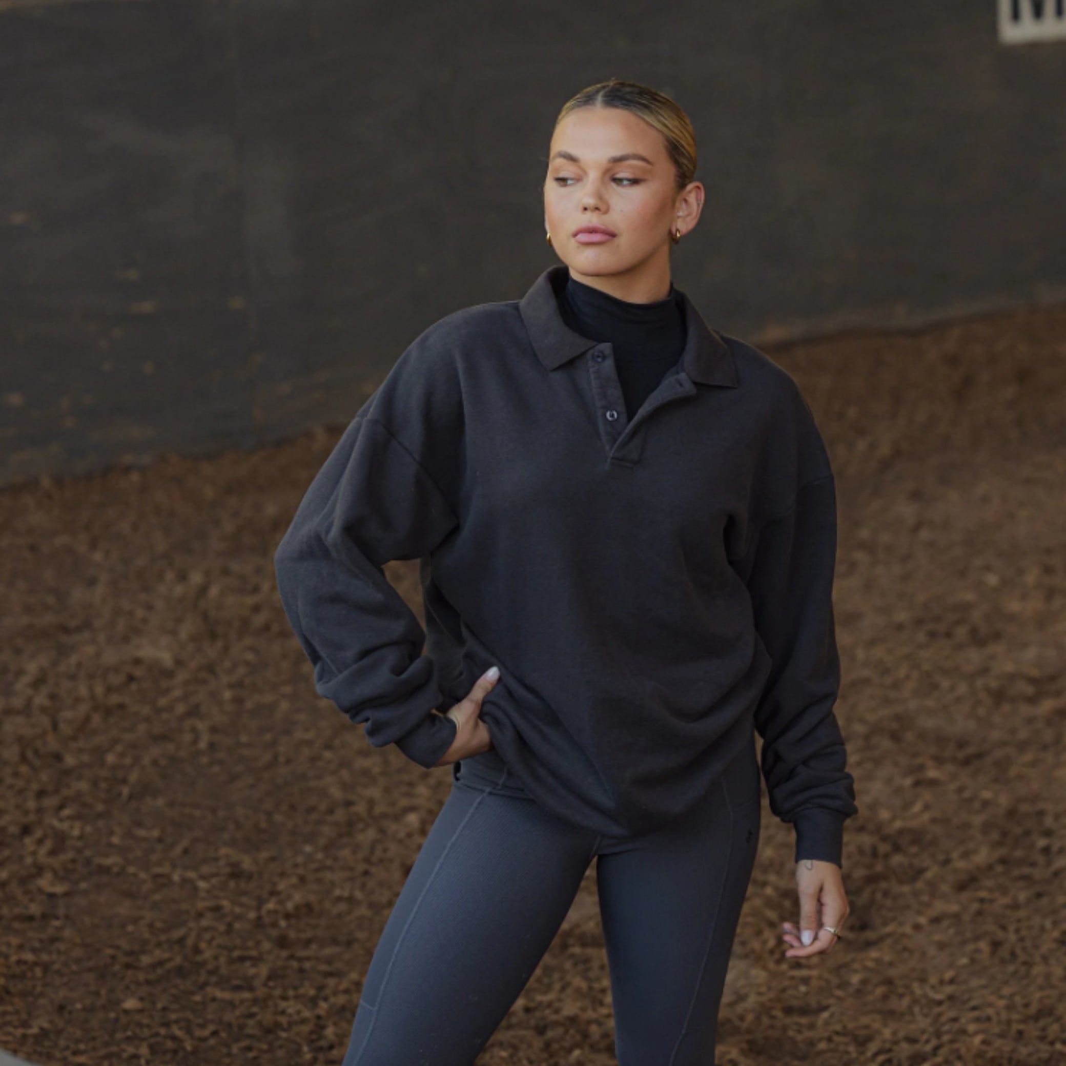 Equipad Cotton Polo Sweatshirt – EQ Saddlery