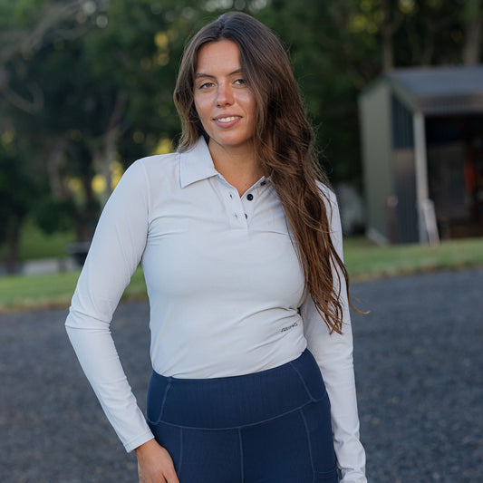 Equipad Equestrian Polo Shirt Long Sleeve - EQ Saddlery