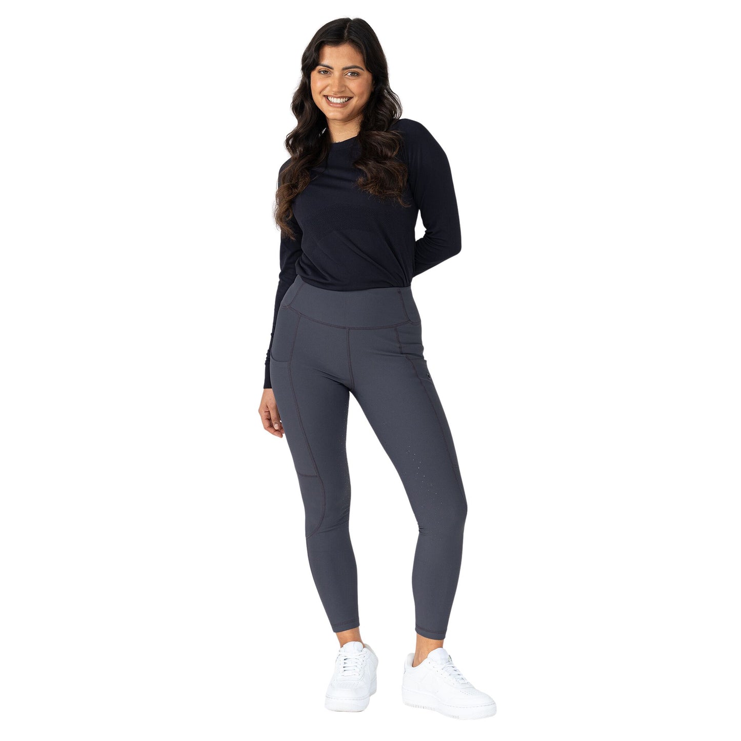 Equipad Equestrian Ribbed Riding Leggings