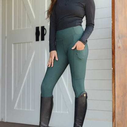 Equipad Equestrian Ribbed Riding Leggings