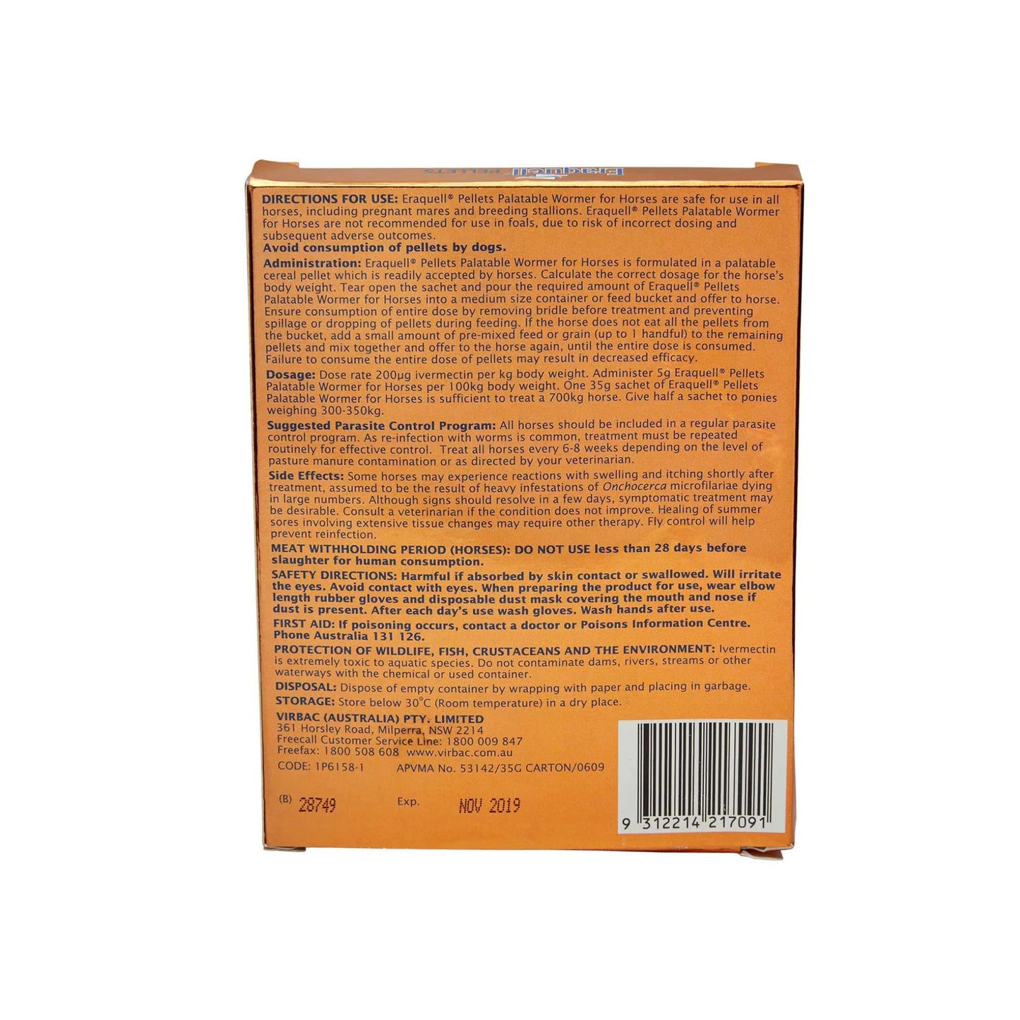 Virbac Eraquell Pellets