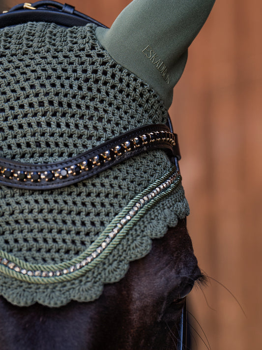 Eskadron Crystal Ear Bonnet - EQ Saddlery