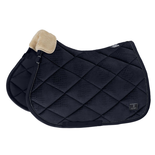 Eskadron Velvet Croco Jump Saddle Cloth - EQ Saddlery