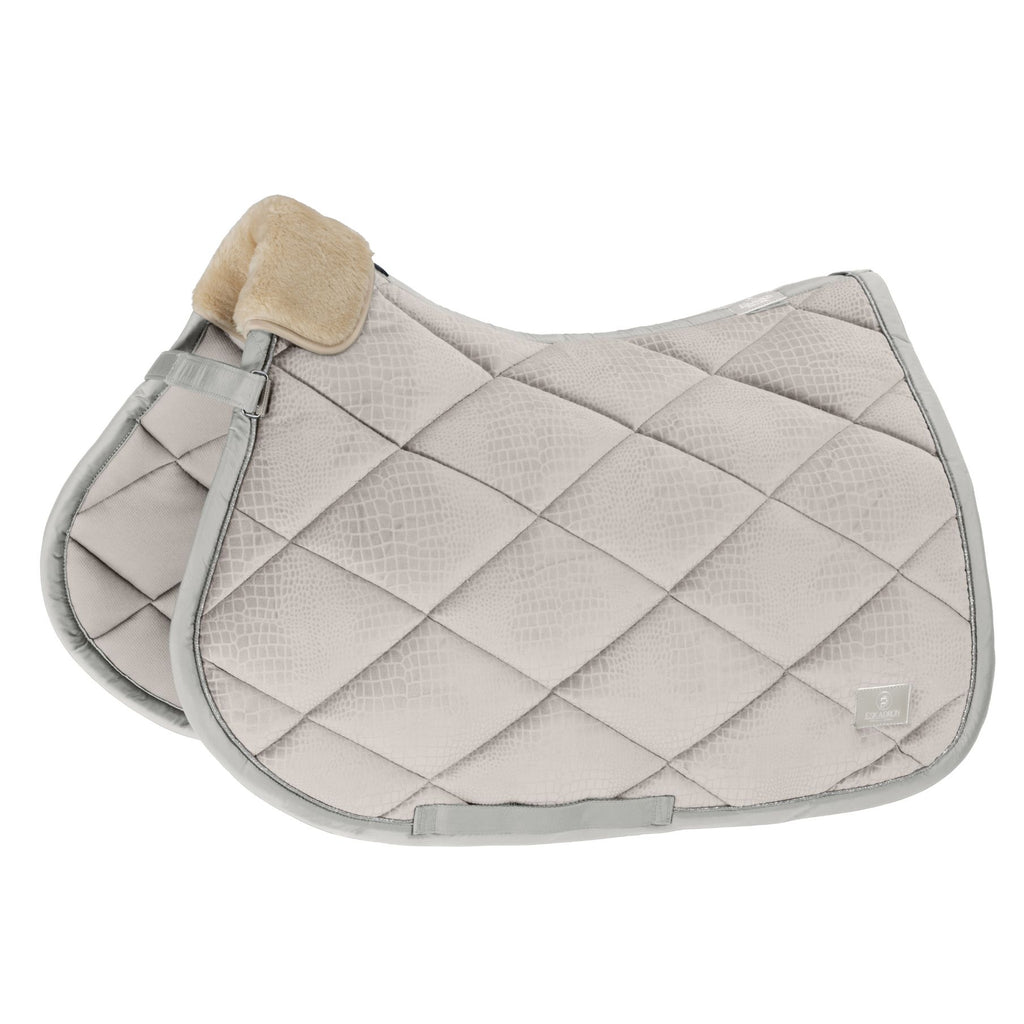 Eskadron Velvet Croco Jump Saddle Cloth - EQ Saddlery