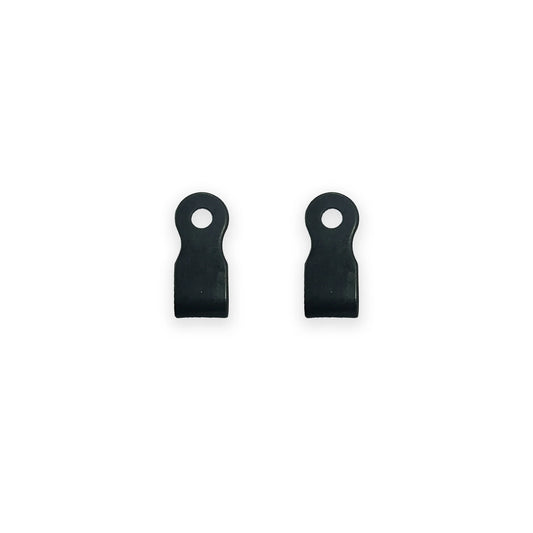 Ezy Ride Spur Flapper Hanger Black Steel-Pair