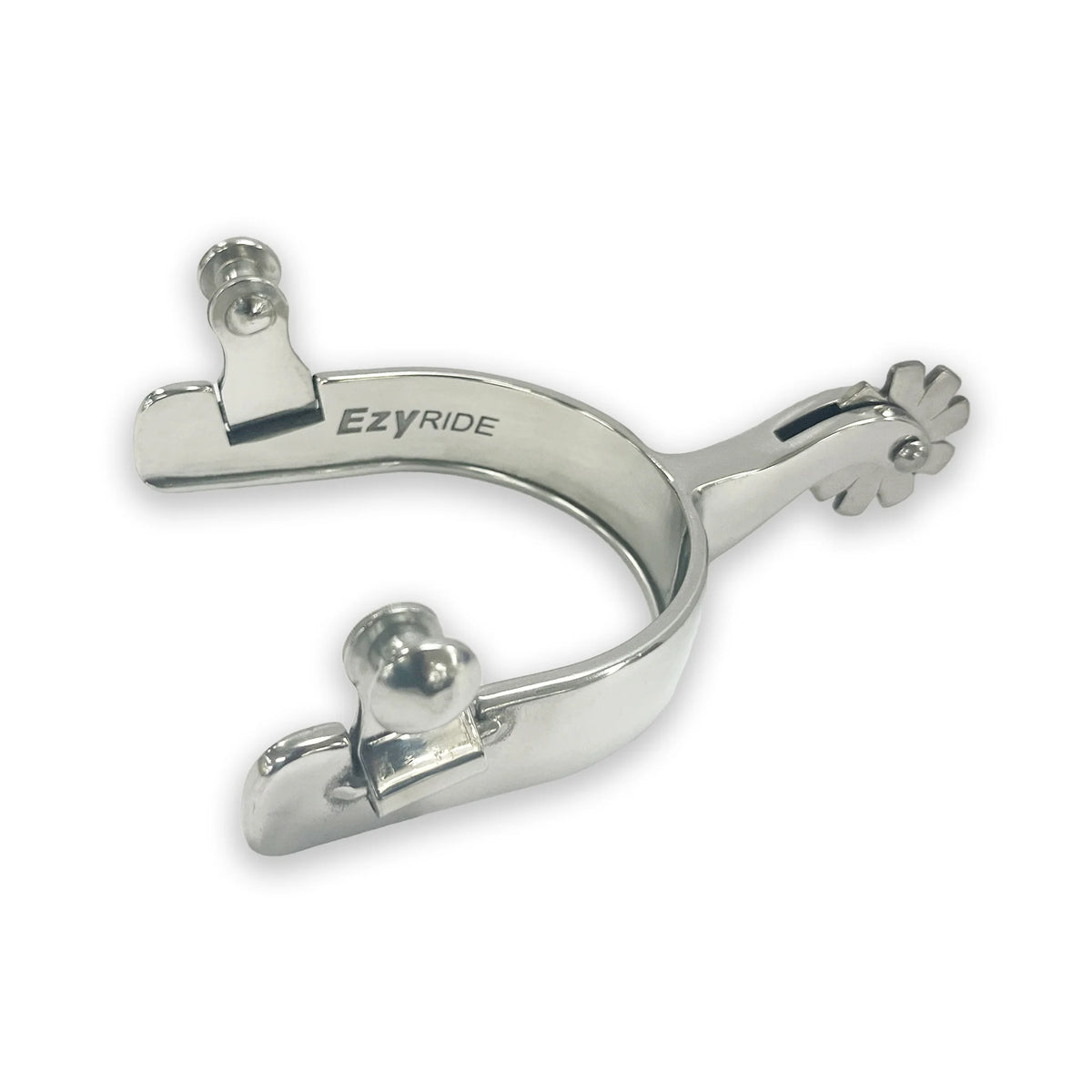 Ezy Ride Stockmans Spurs Stainless Steel 9pt Rowels