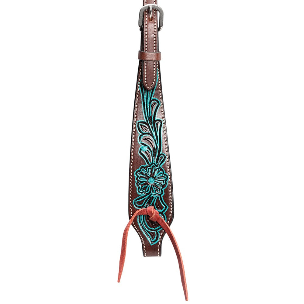 Fort Worth Turquoise Flower Headstall