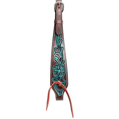 Fort Worth Turquoise Flower Headstall