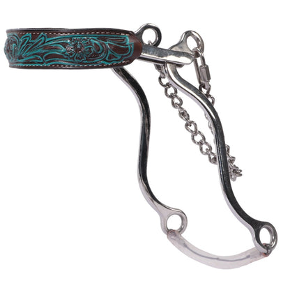 Fort Worth Turquoise Flower Hackamore