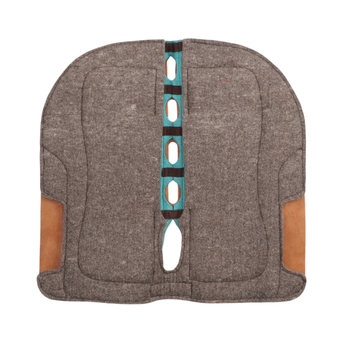 Fort Worth Felt Barrel Pad w Shim Built Up - EQ Saddlery