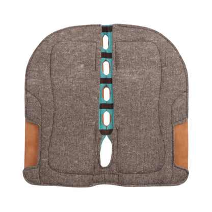Fort Worth Felt Barrel Pad w Shim Built Up - EQ Saddlery