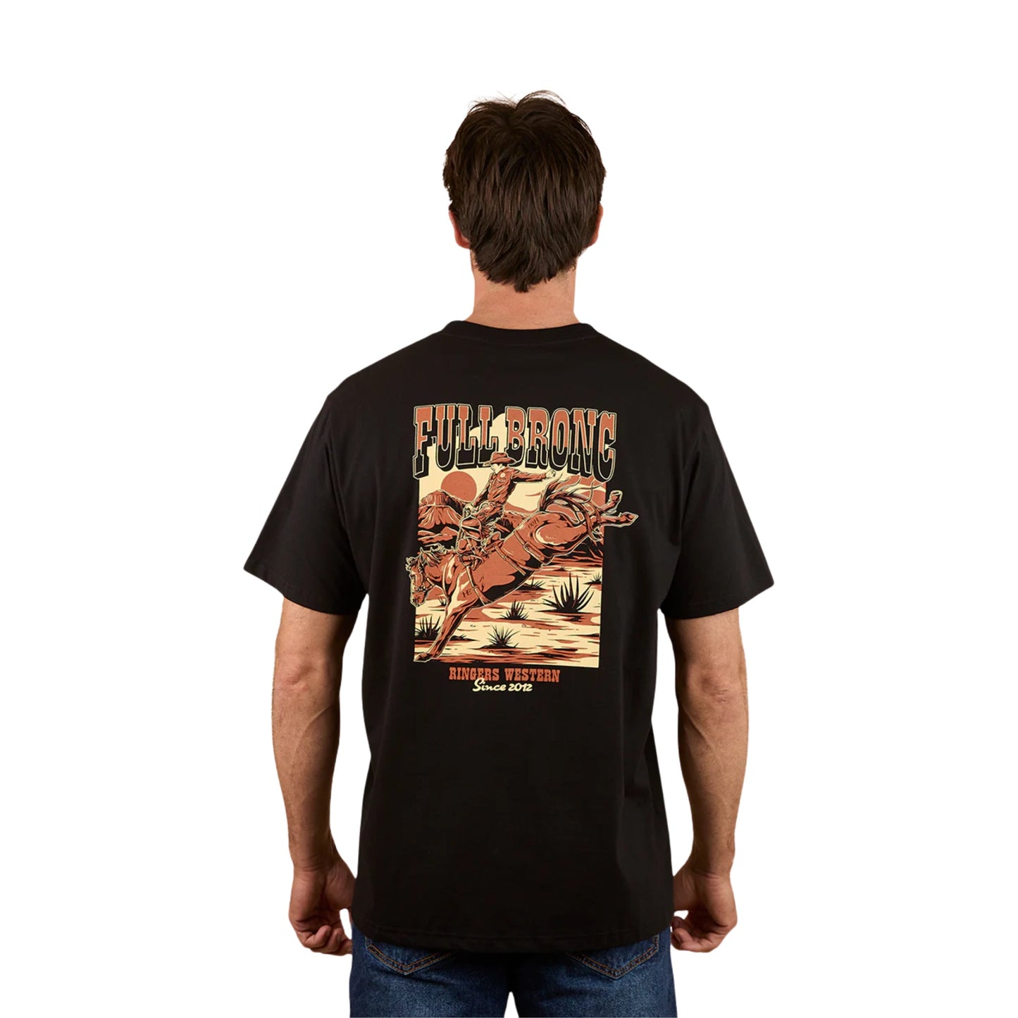 Ringers Western Mens Full Bronc T-Shirt