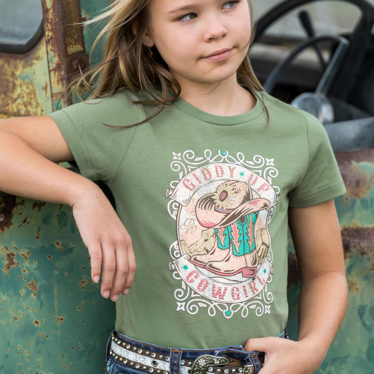 Pure Western Girls Ella Short Sleeve Tee