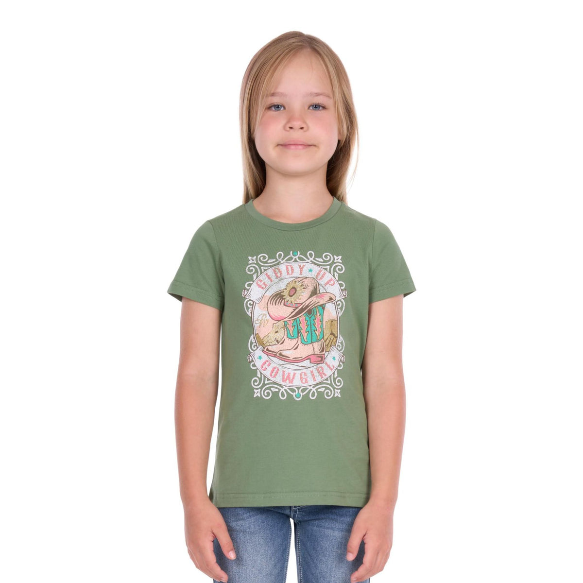 Pure Western Girls Ella Short Sleeve Tee