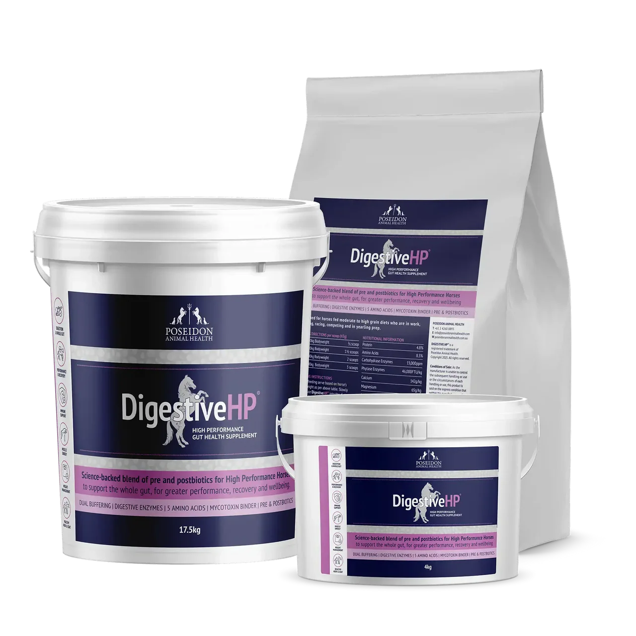 Poseidon Digestive HP Tub - EQ Saddlery