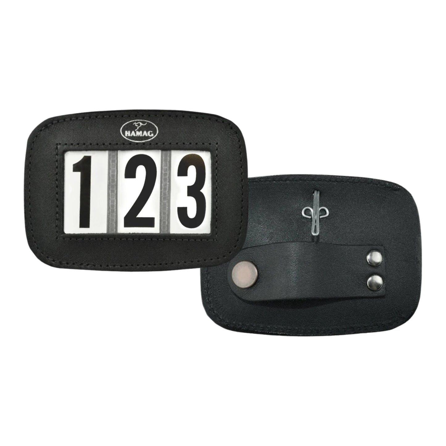 Hamag Leather Bridle Number Holders