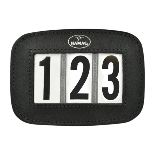 Hamag Leather Saddle Cloth Number Holders