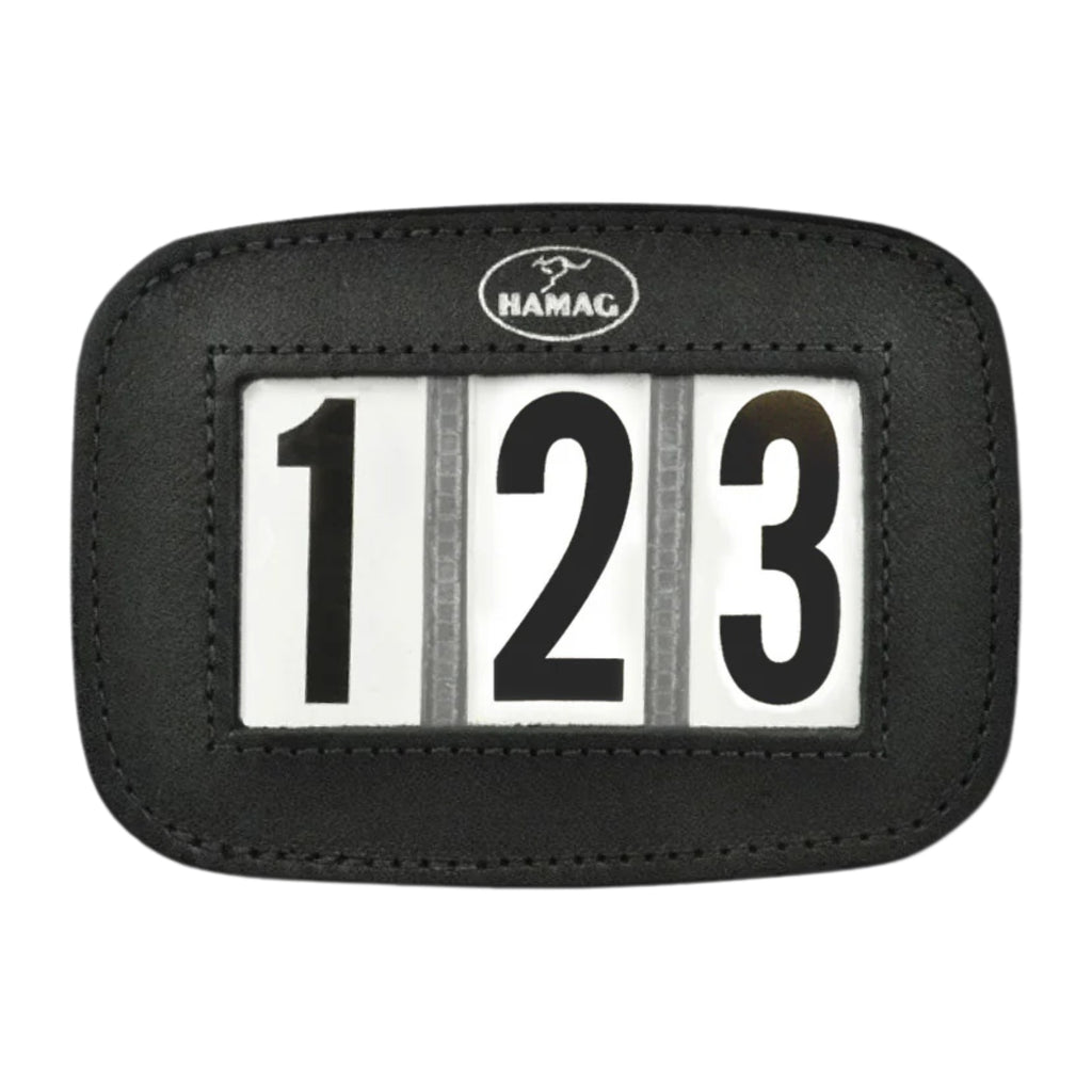 Hamag Leather Saddle Cloth Number Holders