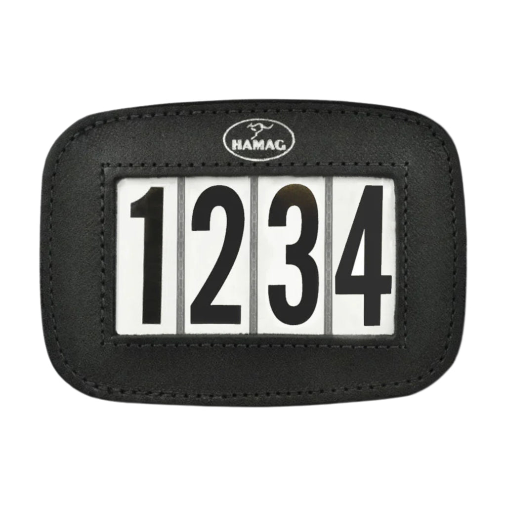 Hamag Leather Saddle Cloth Number Holders