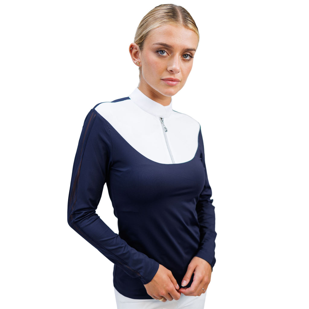 Harcour Coquette Long Sleeve Competition Polo
