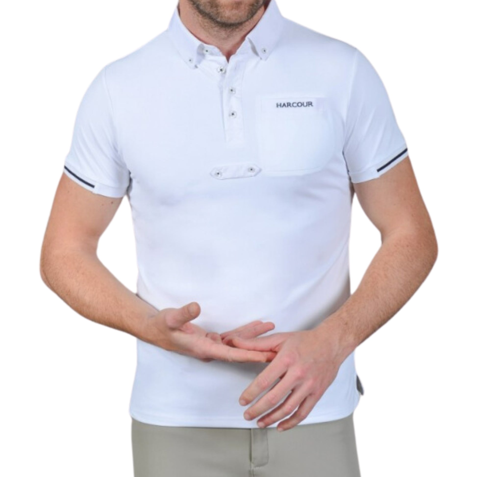 Harcour Mens Crystallo Competition Polo - EQ Saddlery