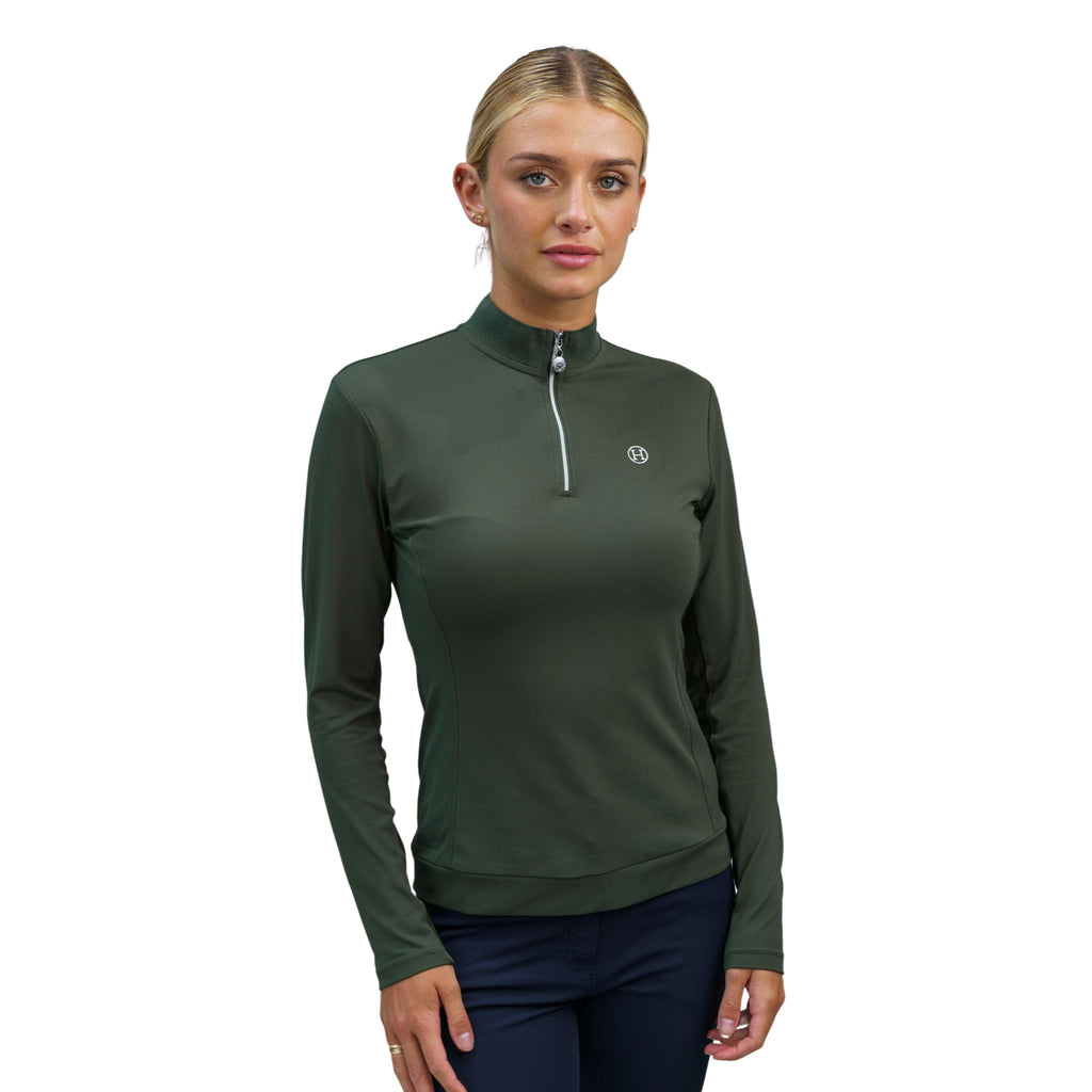 Harcour Pacific Long Sleeve Technical Polo