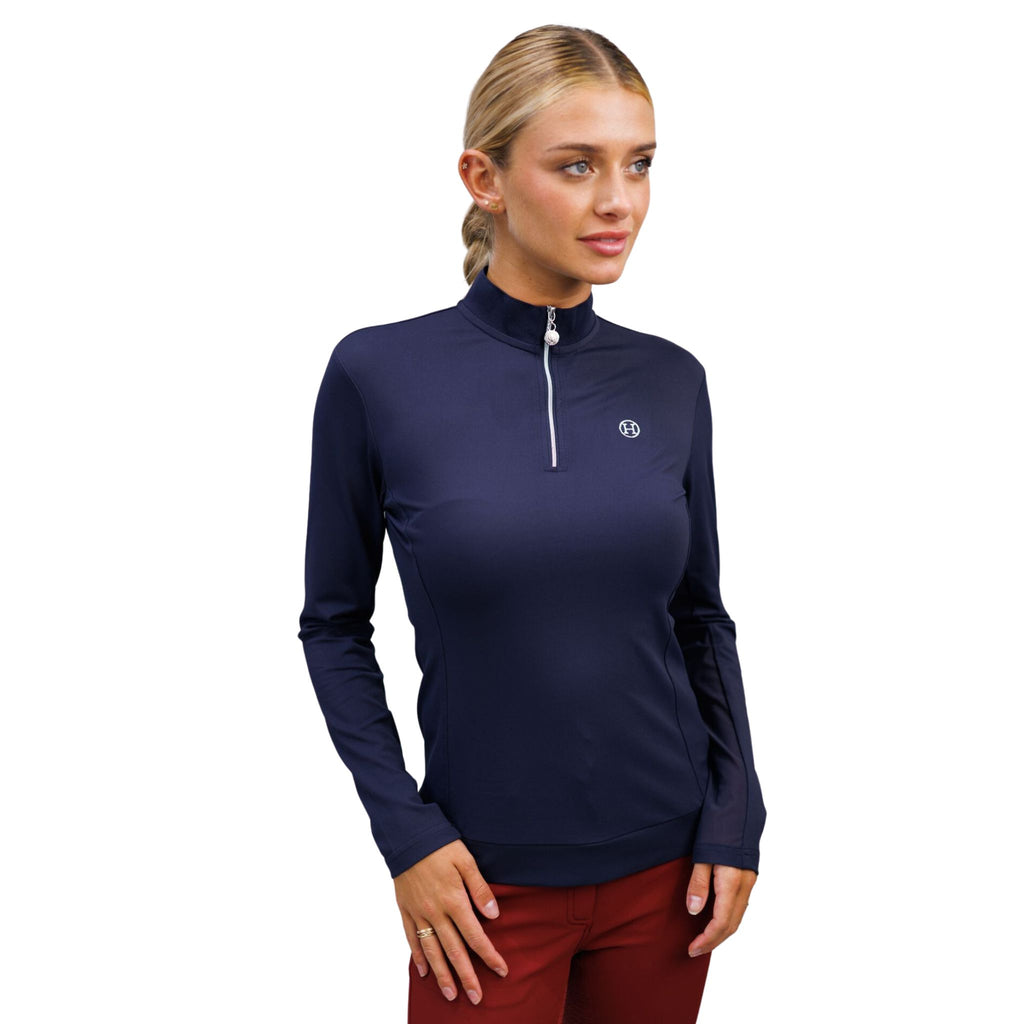 Harcour Pacific Long Sleeve Technical Polo