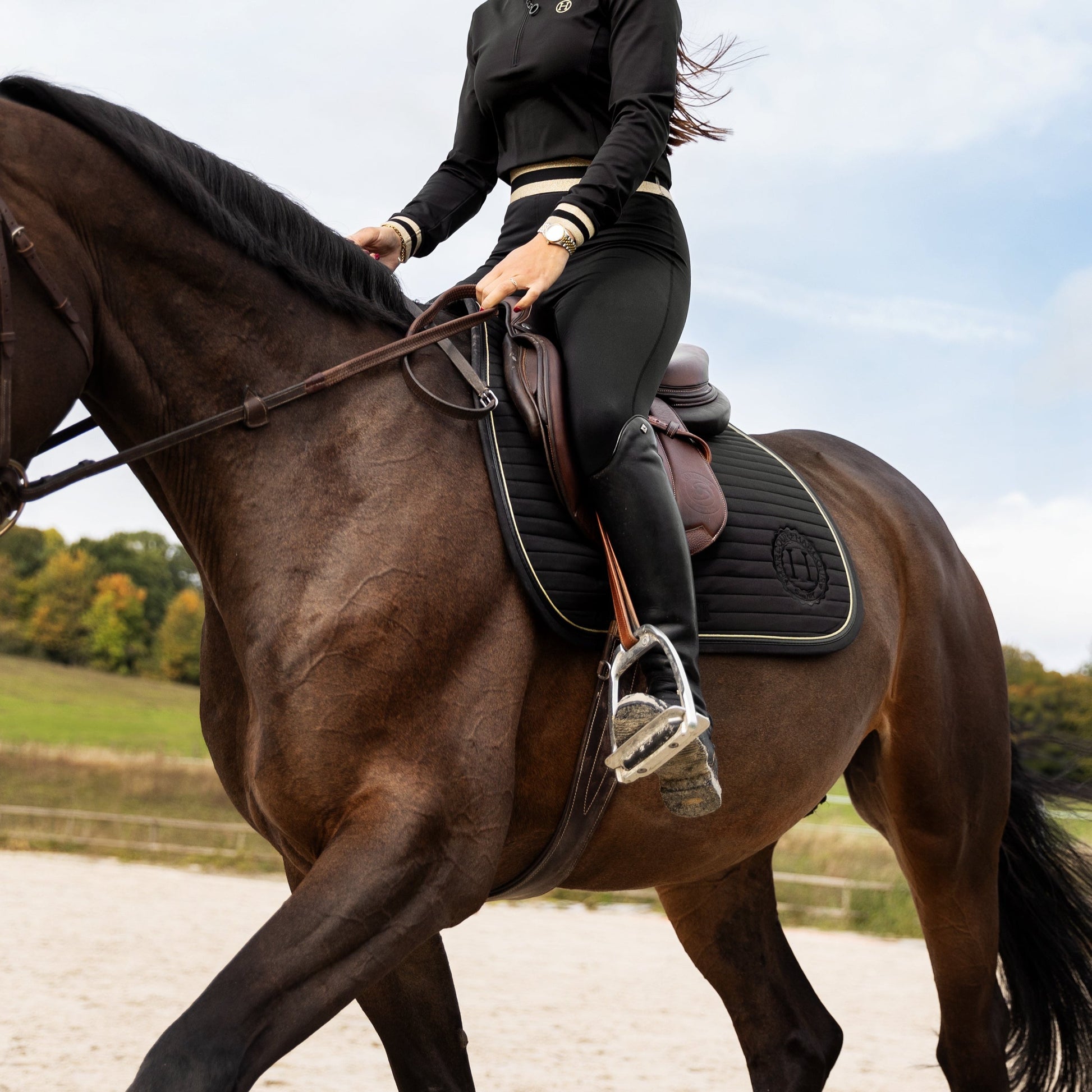 Harcour Karembar Dressage Saddle Pad - EQ Saddlery