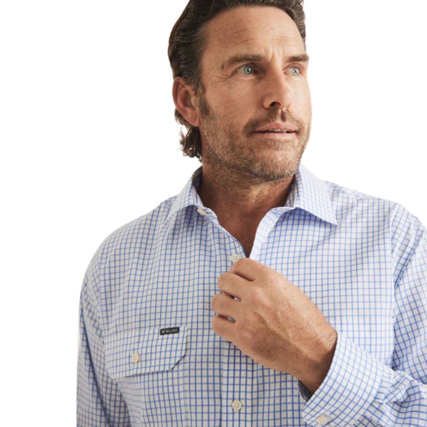 RB Sellars Mens Harvester Long Sleeve Shirt - EQ Saddlery