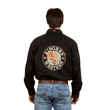 Ringers Western Mens Hawkeye Full Button Work Shirt