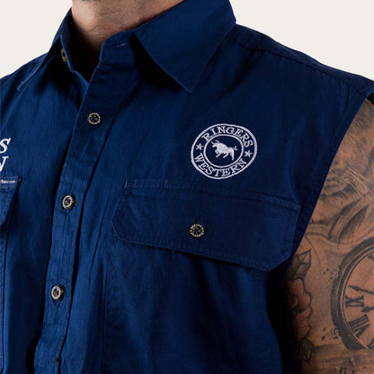 Ringers Western Mens Hawkeye Sleeveless Work Shirt - EQ Saddlery