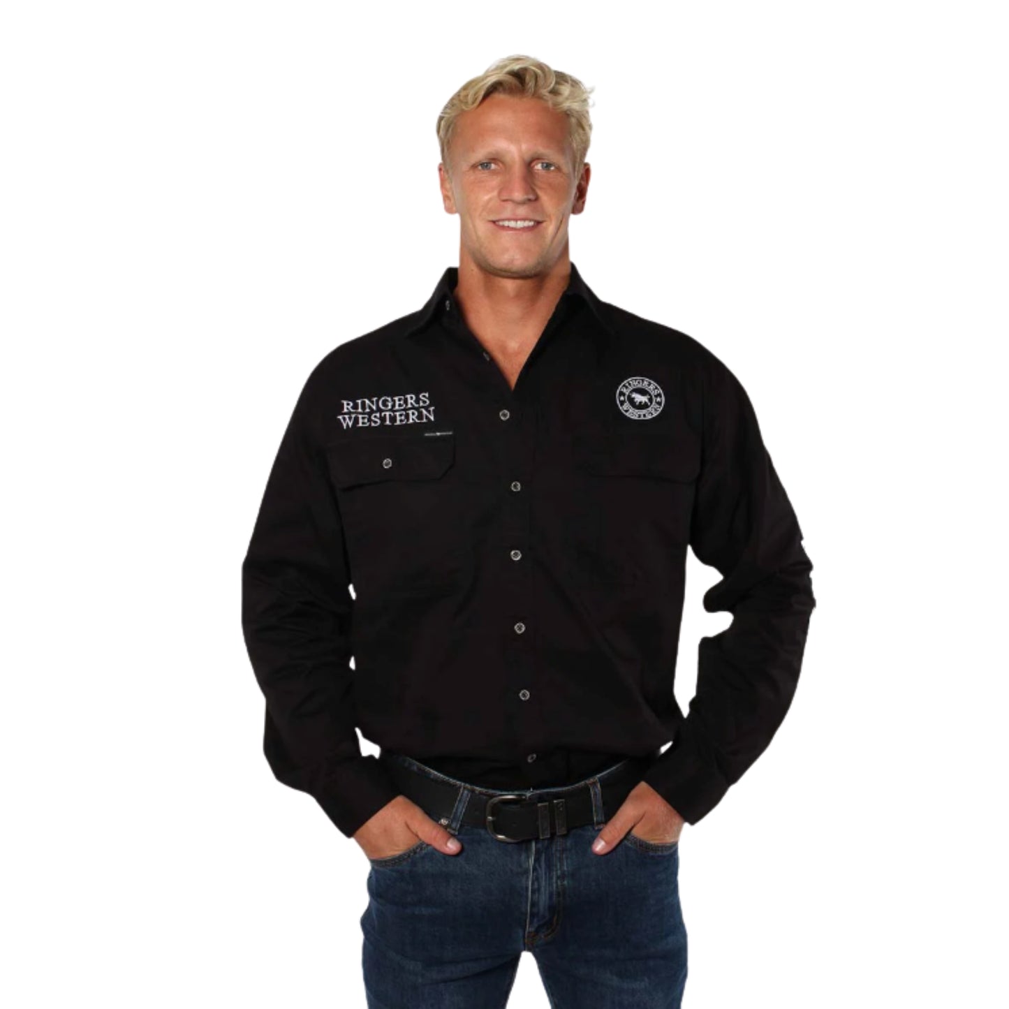 Ringers Western Mens Hawkeye Full Button Work Shirt