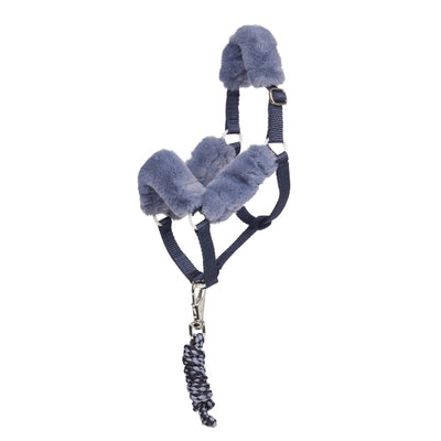 Hobby Horse Comfort Headcollar & Leadrope Navy