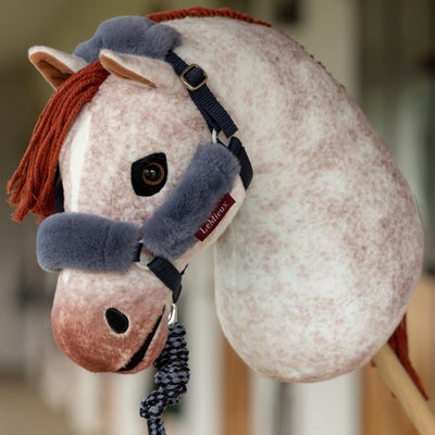 Hobby Horse Comfort Headcollar & Leadrope Navy