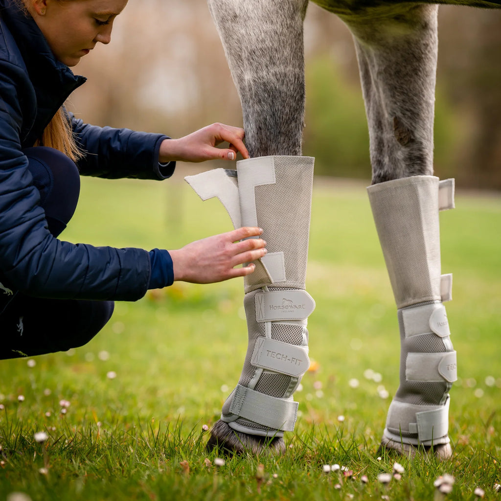 Horseware Rambo Tech-Fit Flyboots set of 4 - EQ Saddlery