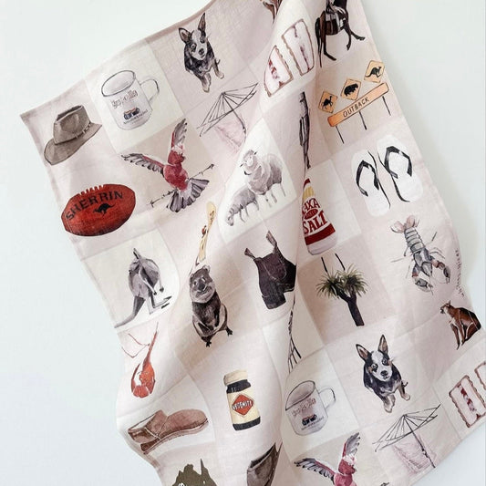 Whitney Spicer Ozzie Tea Towel - EQ Saddlery