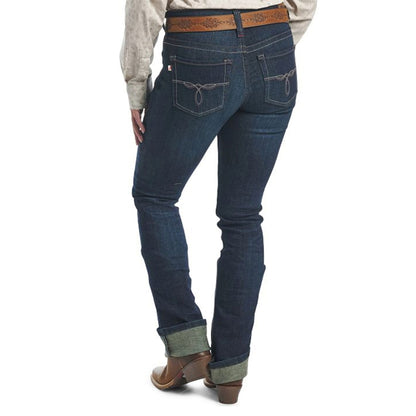 Justin Womens A2 1879 High Rise Boot Cut Jeans