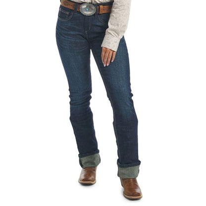 Justin Womens A2 1879 High Rise Boot Cut Jeans